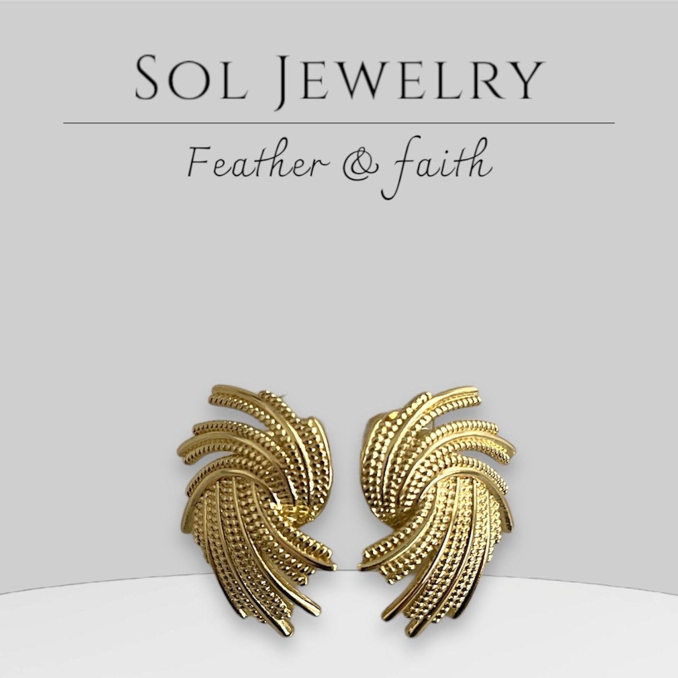 Feather & Faith Earrings