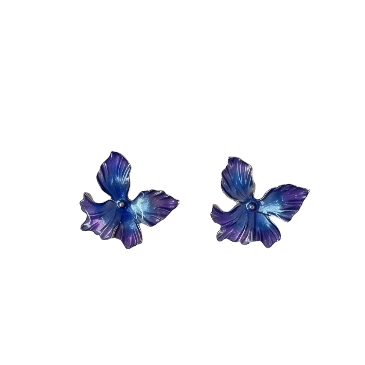 Midnight Bloom Earrings – Aurora Petal
