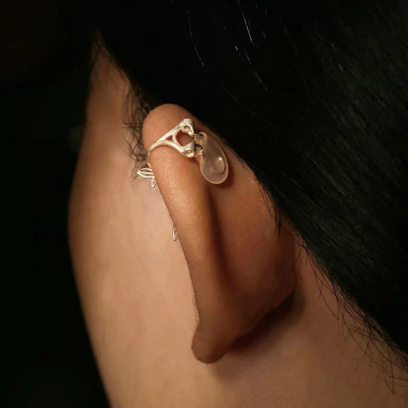 Soaring Bird Ear Clip – Silver Ear Cuff
