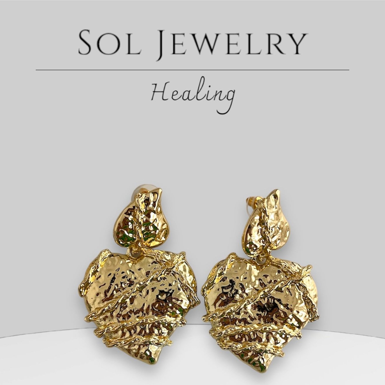 Bound Heart Earrings