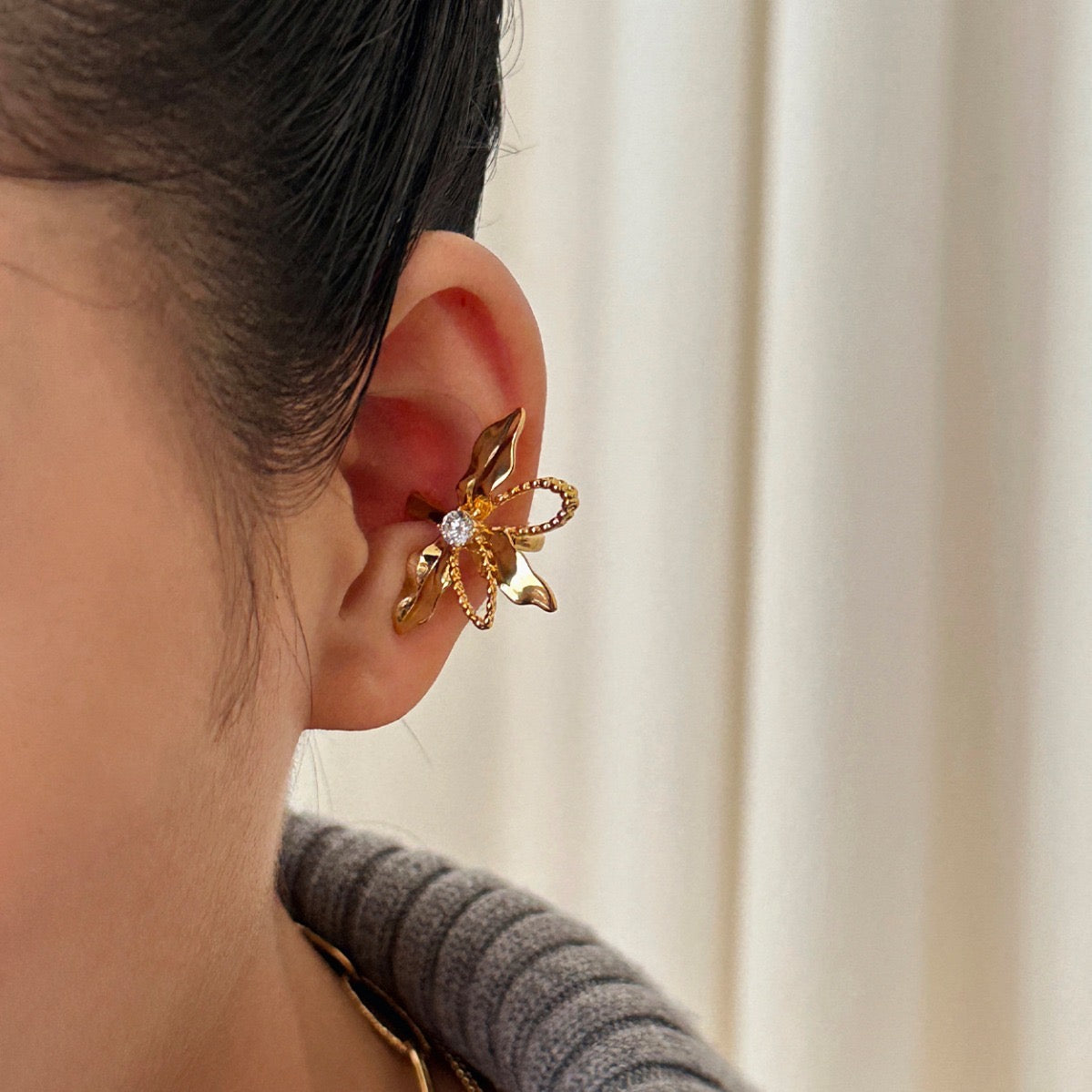 Golden Bloom Earrings – Radiate Grace