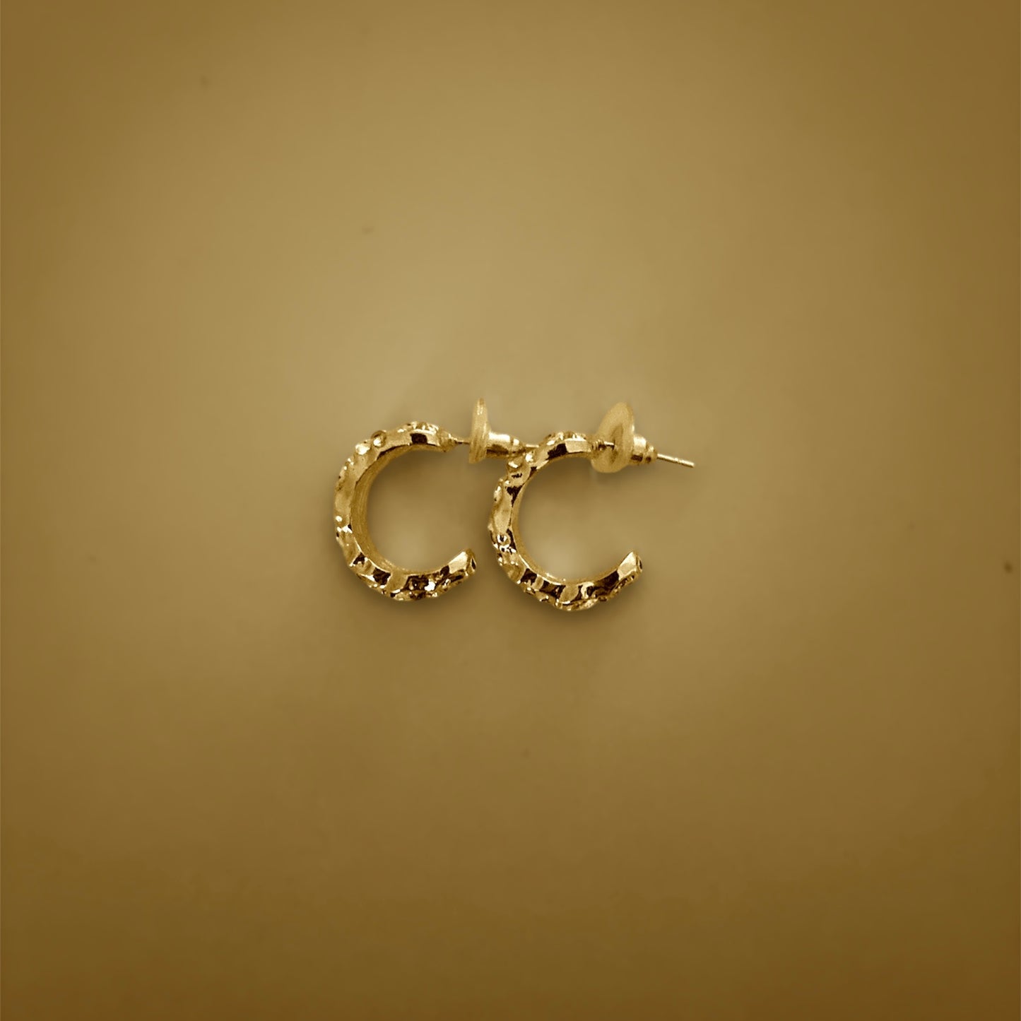 Sleek Wave Hoop Earrings