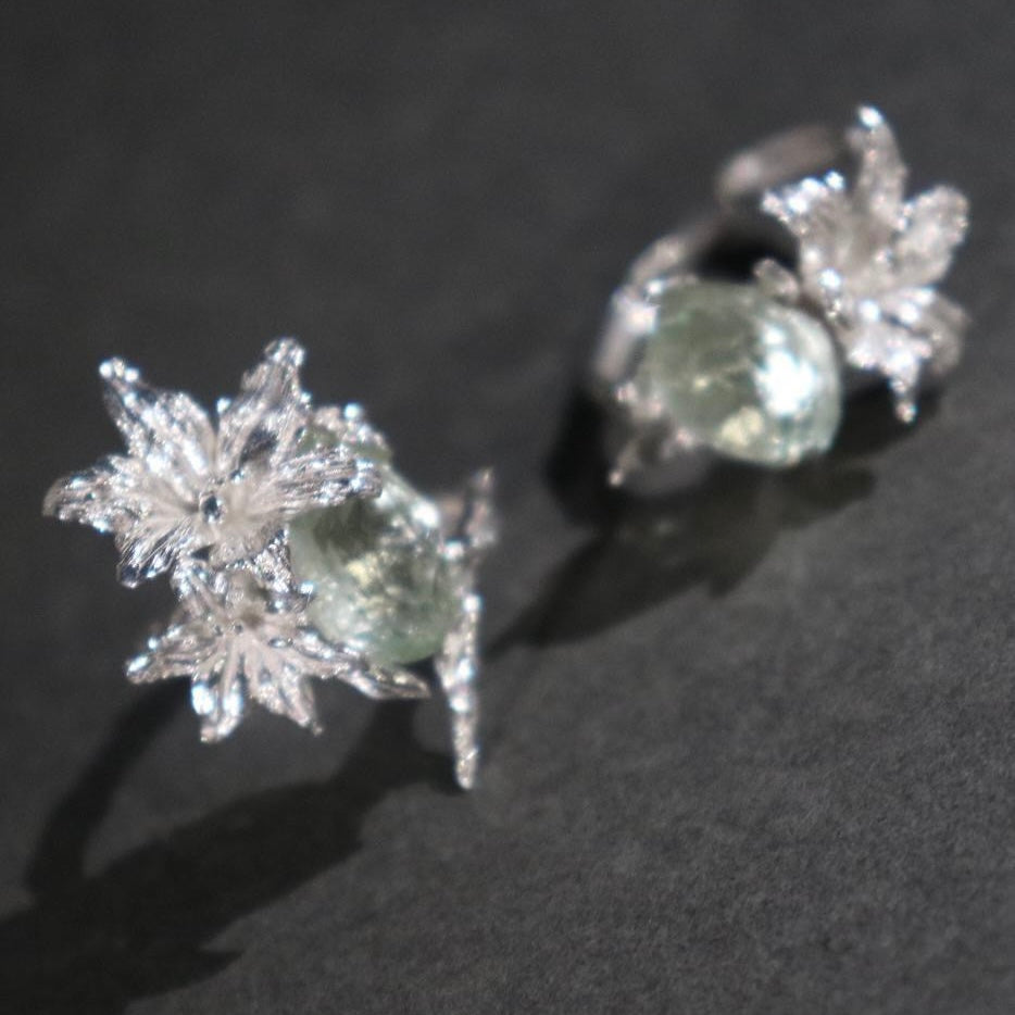 Botanic Blaze Silver Adjustable Ring