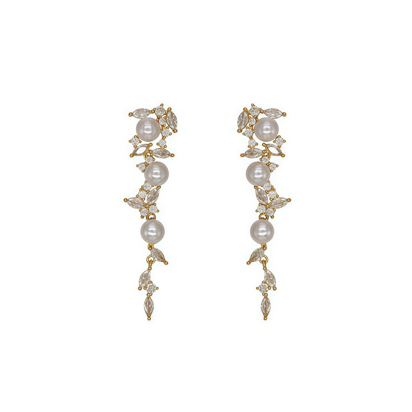 Celestial Bloom Drop Earrings