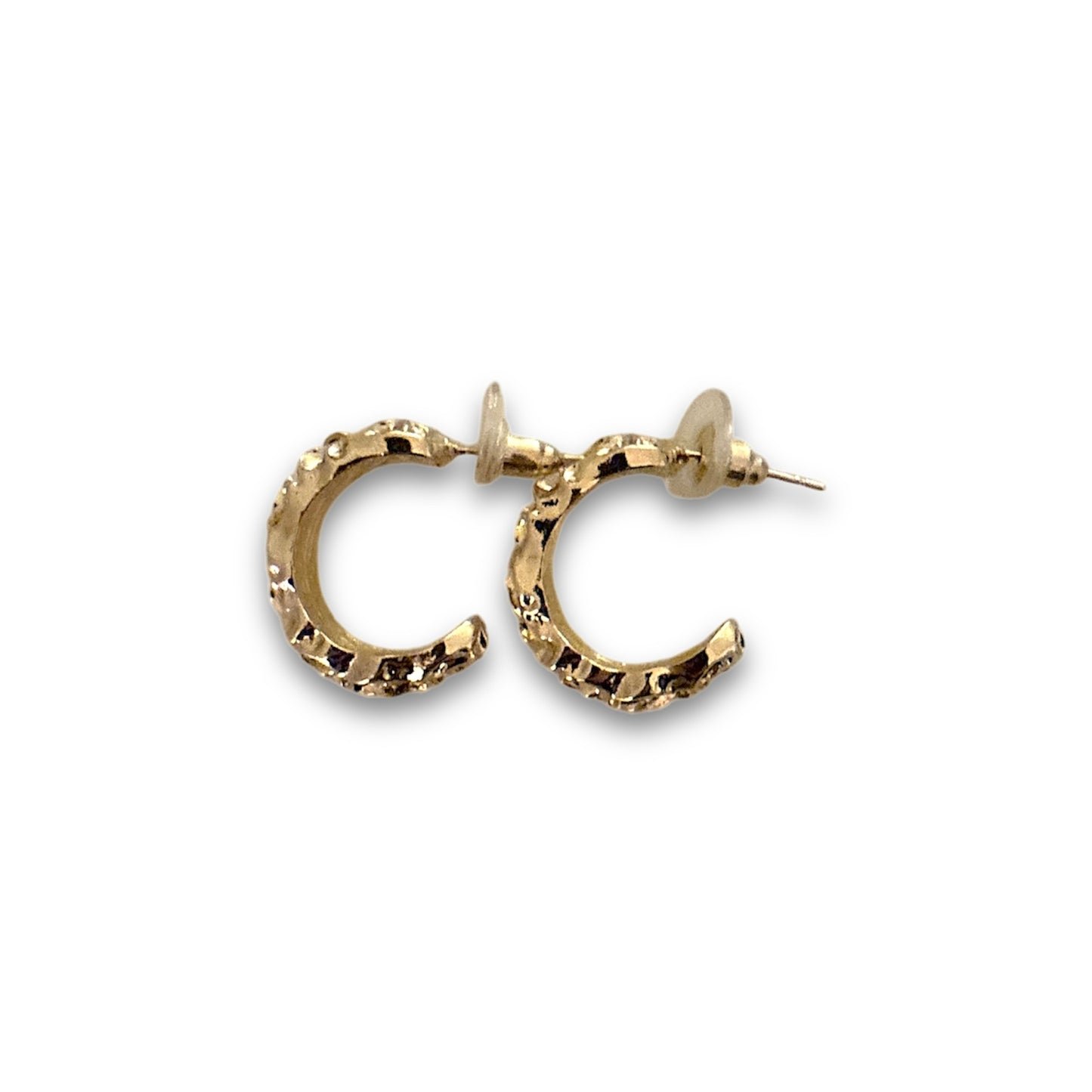 Sleek Wave Hoop Earrings
