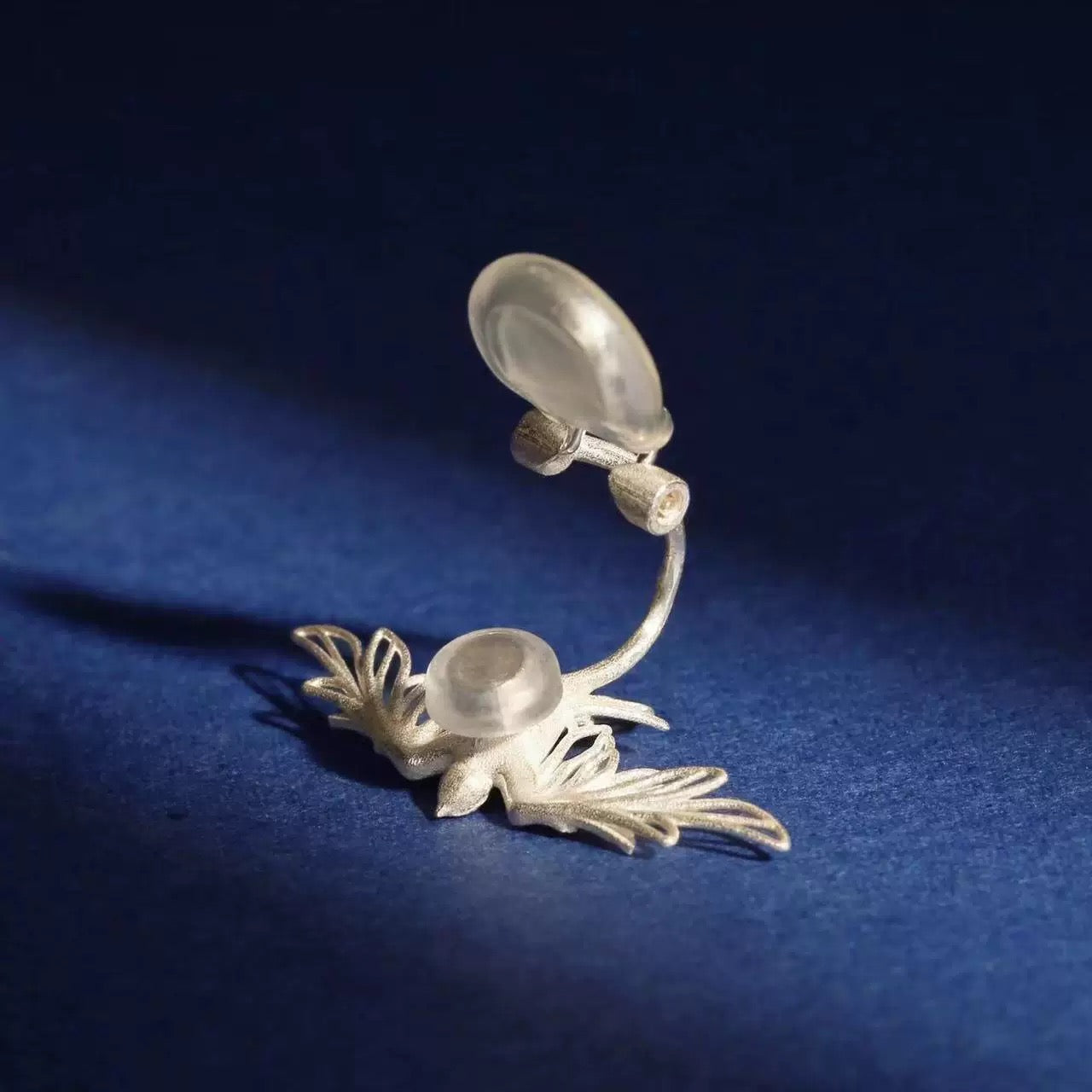 Soaring Bird Ear Clip – Silver Ear Cuff