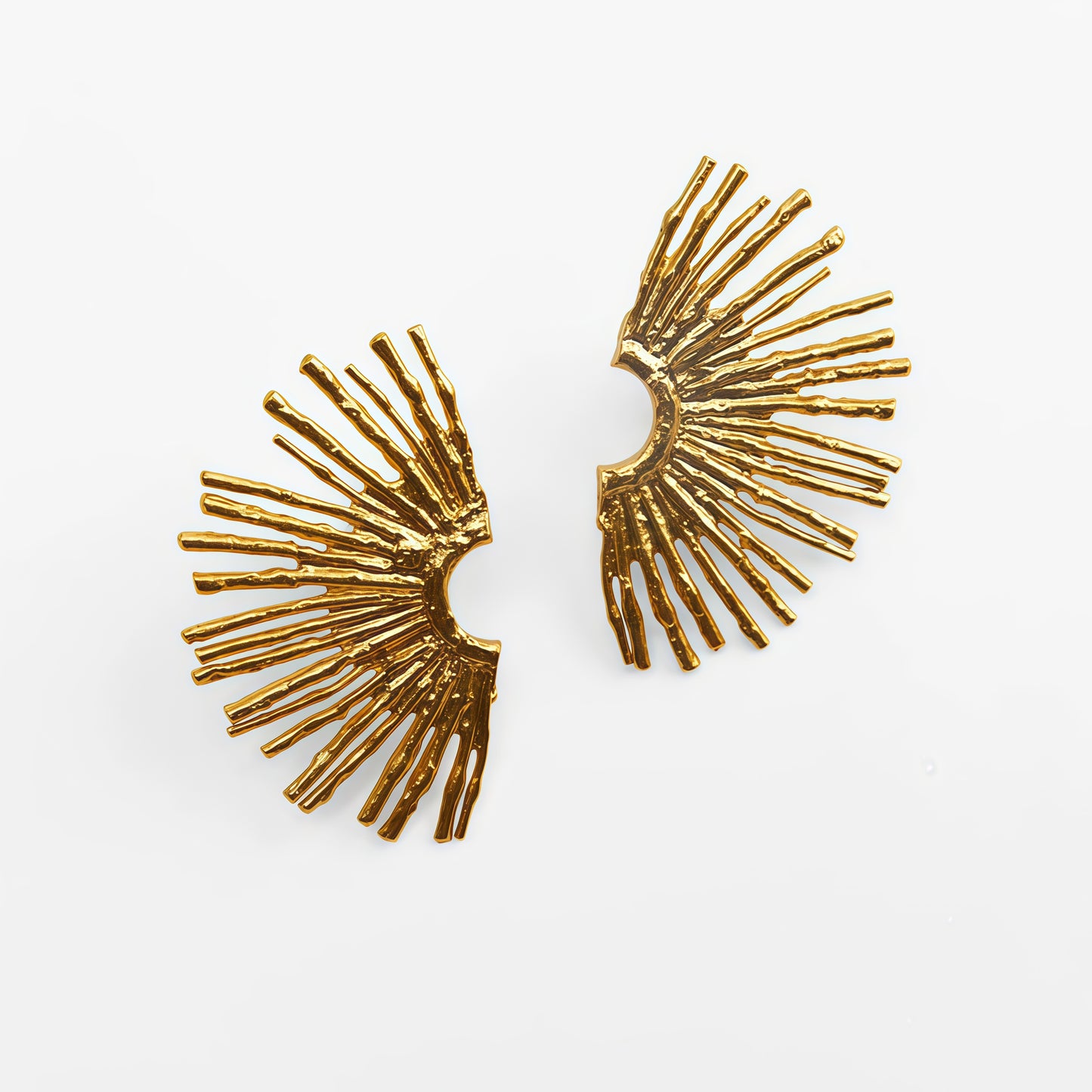 Radiant Horizon Earrings - Gold & Silver