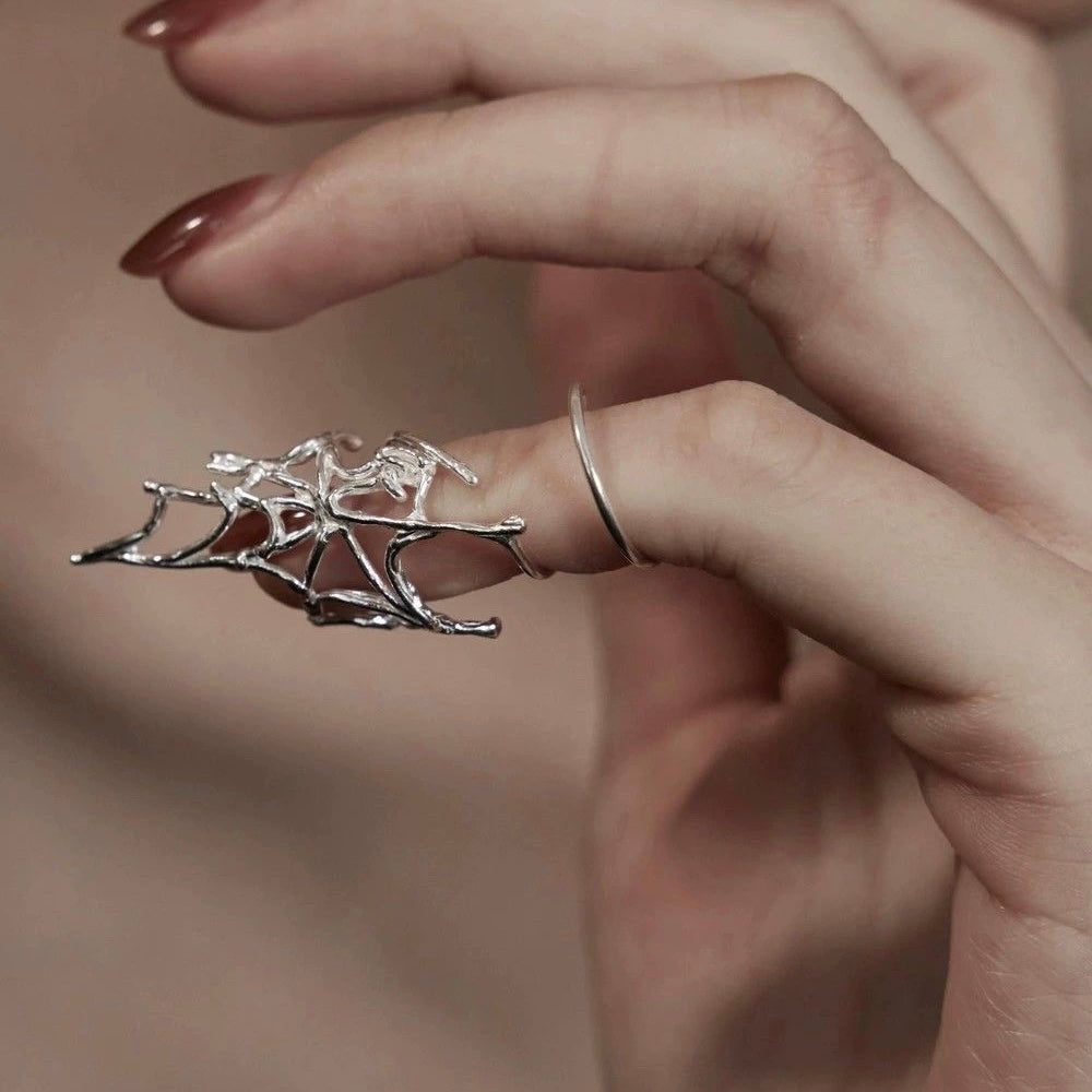 Web of Dreams Ring – Sterling Silver Statement Rings