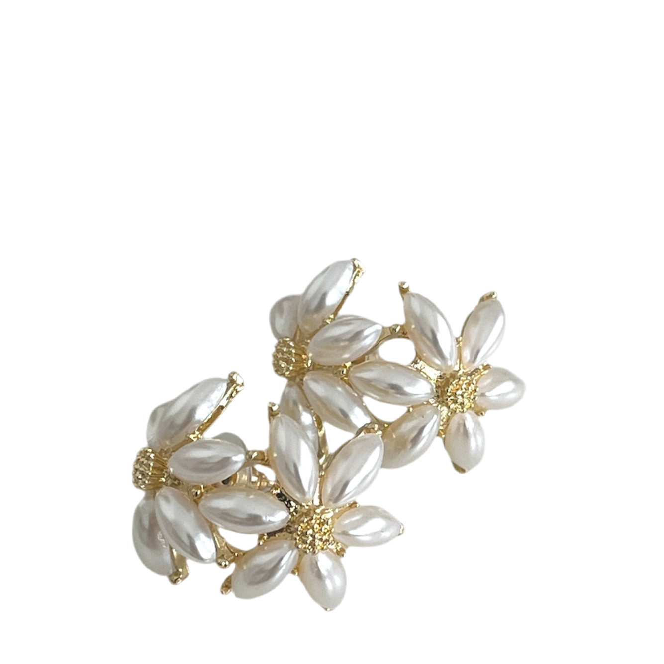 Pearl Flora Earrings