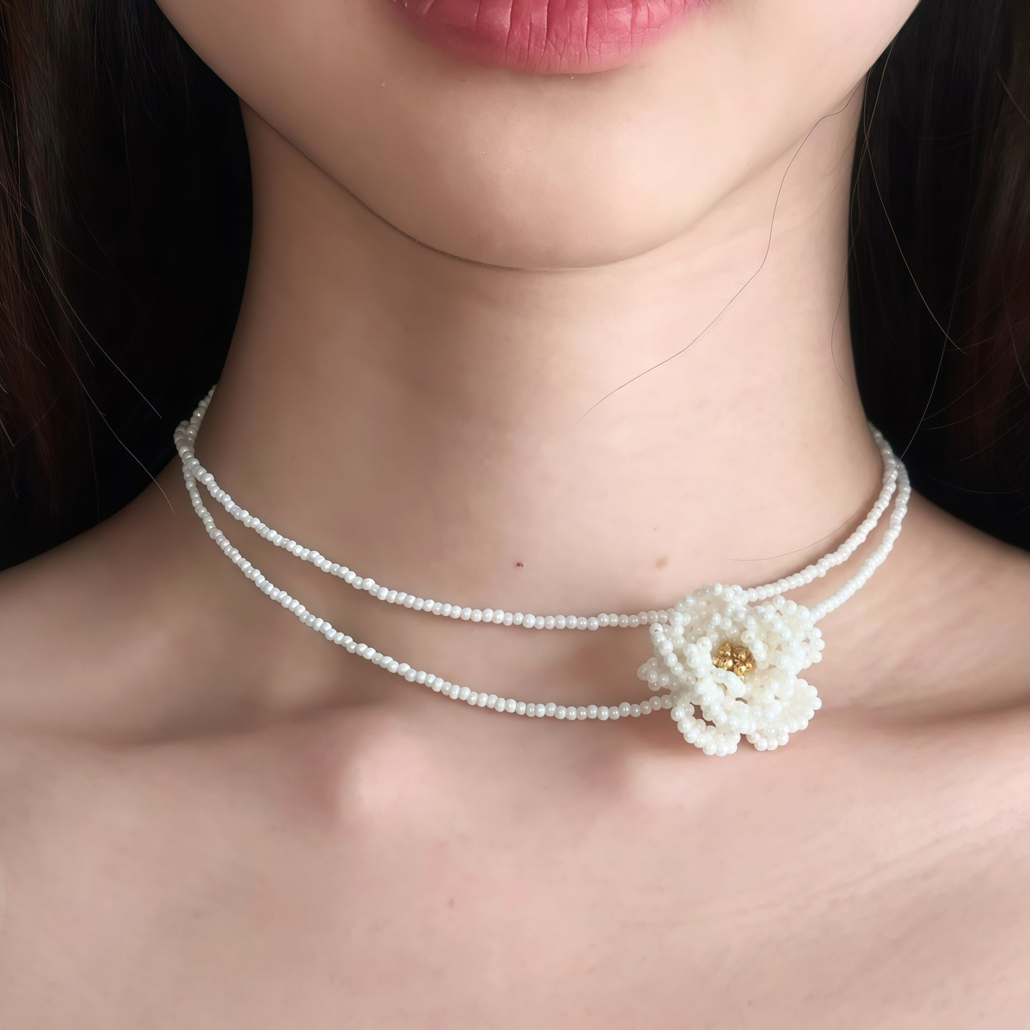 Beaded Blossom Jewelry Collection (Earrings, Ring, Necklace/Bracelet)