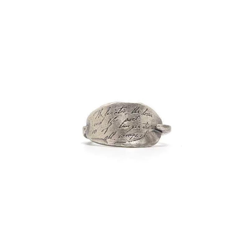 “Words of Soul” Engraved Rings