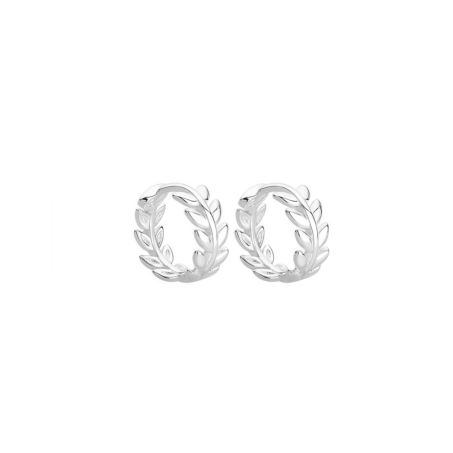 Olive Whisper Hoops