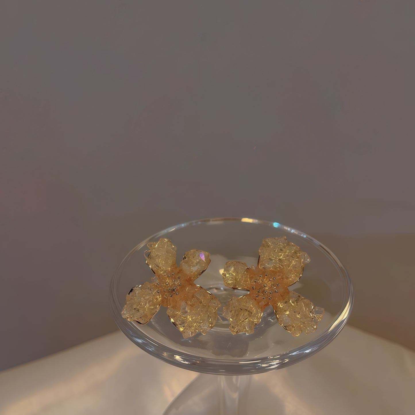 Blossom Crystal Flower Earrings