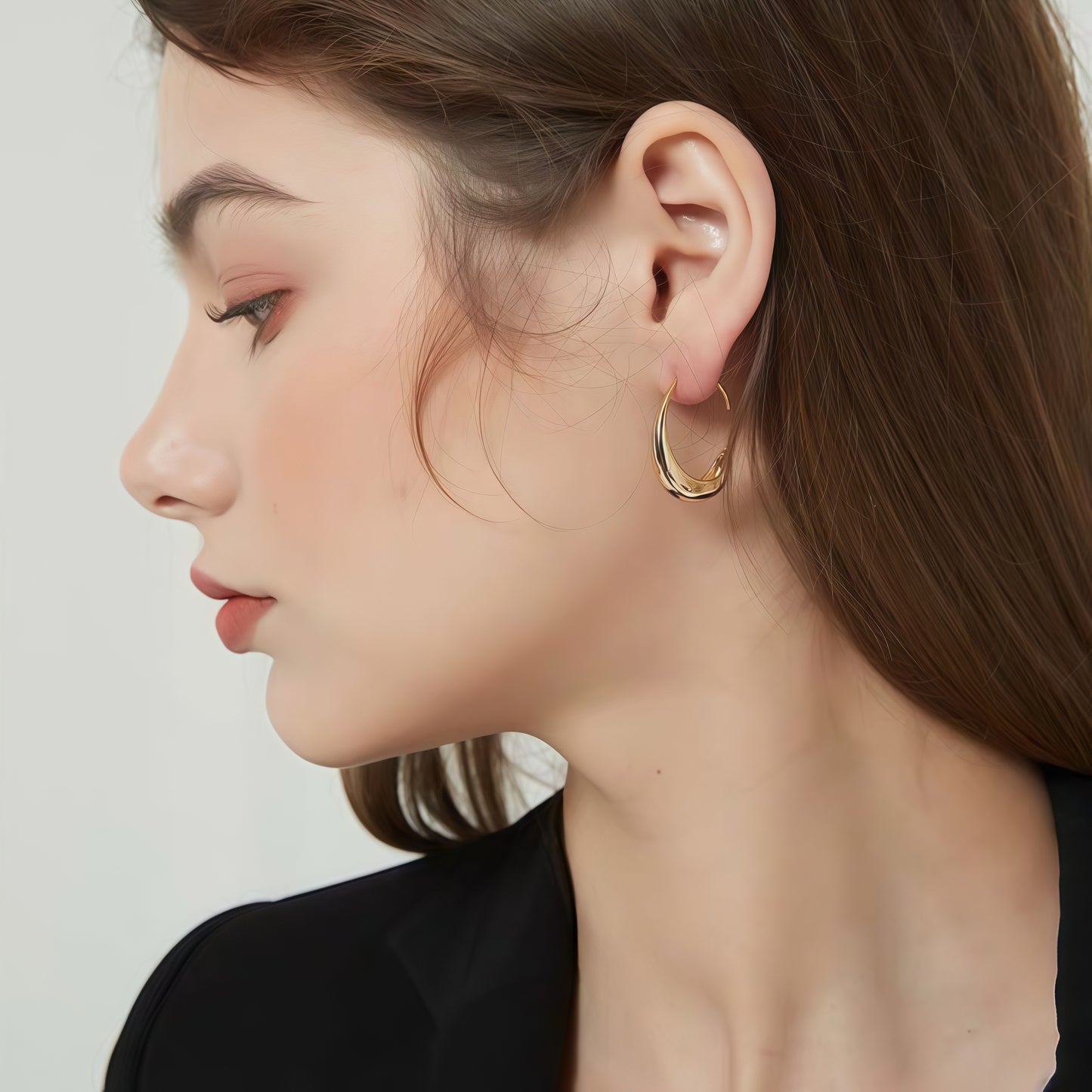 Lunar Flow Earrings - Gold & Silver