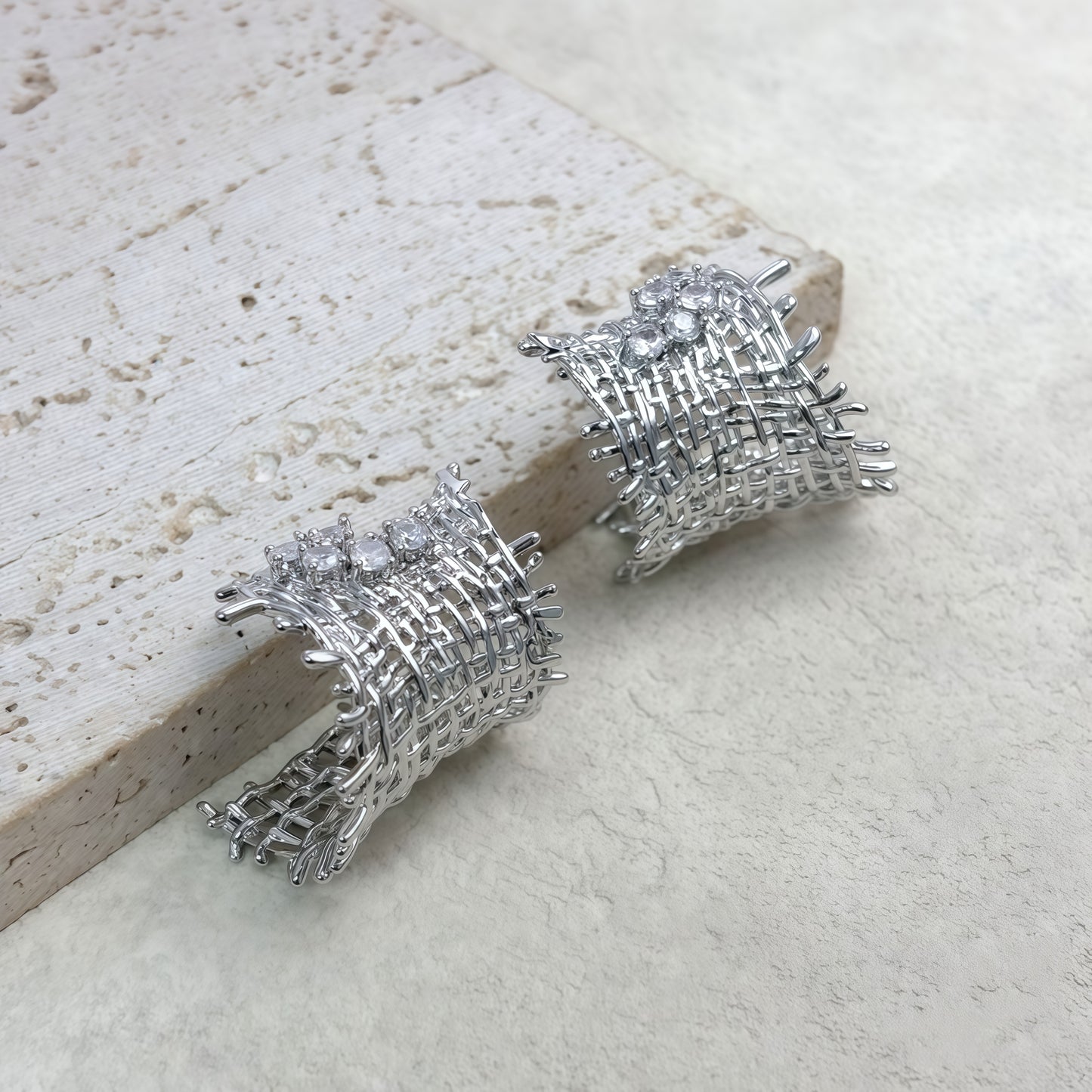 Woven Radiance Earrings