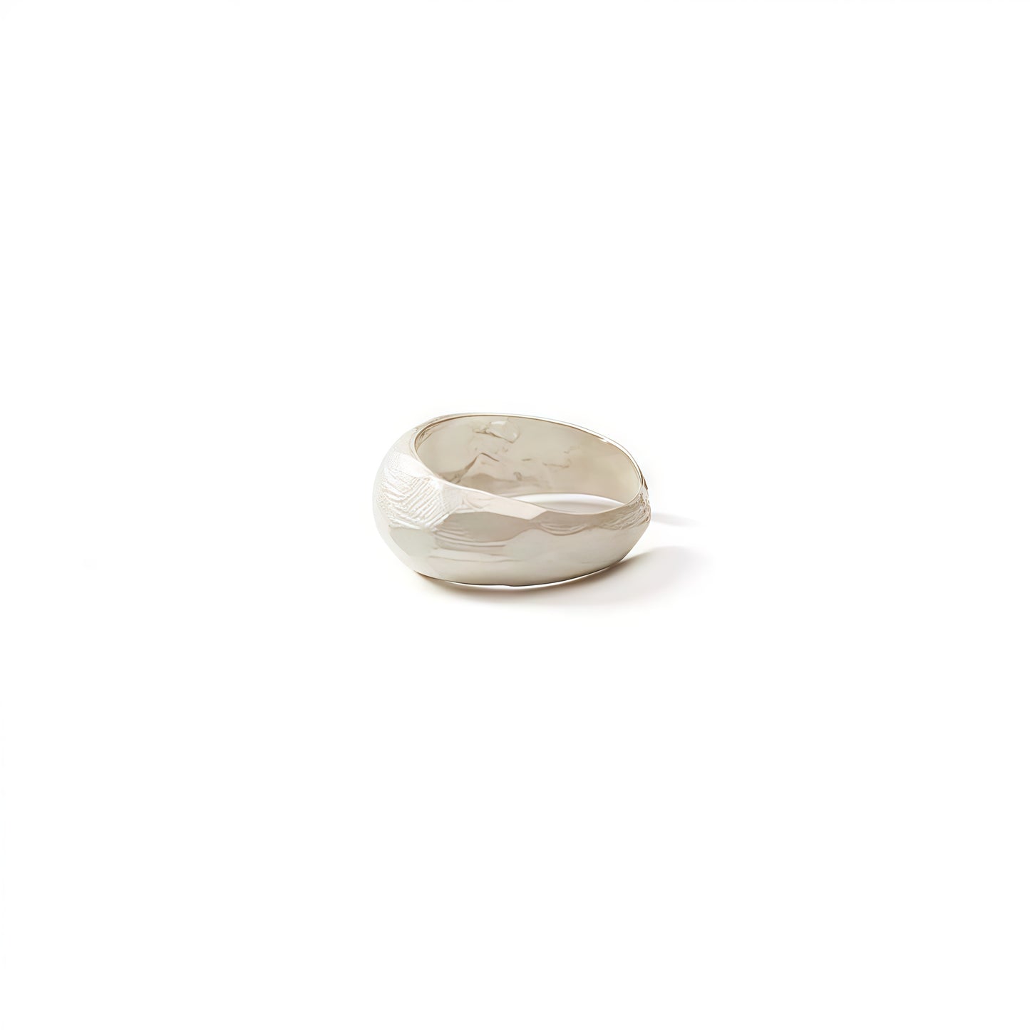 Sculpted Ivory Ring – Modern Serenity Edition