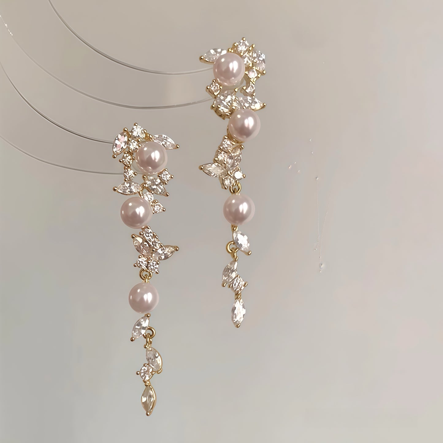 Celestial Bloom Drop Earrings