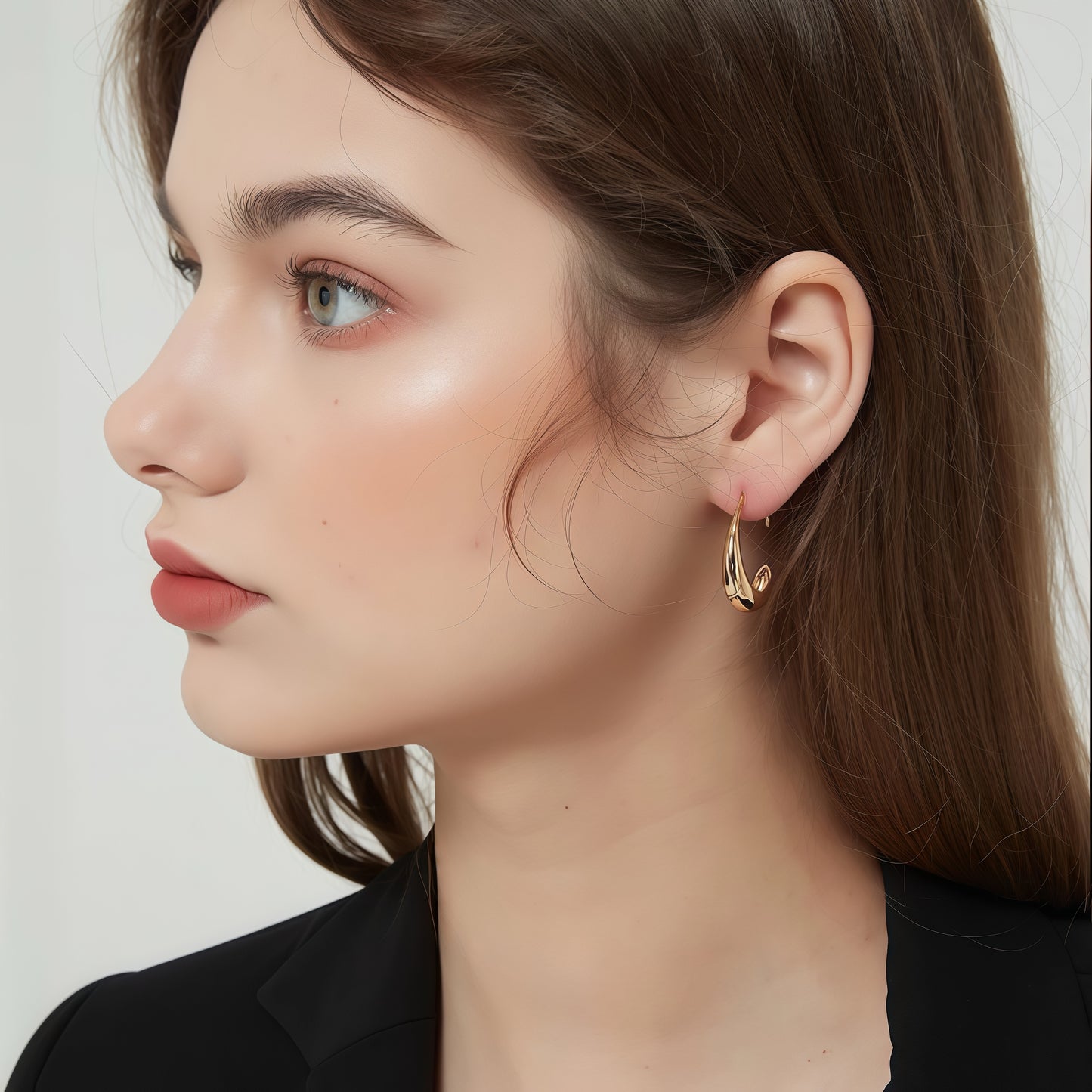Lunar Flow Earrings - Gold & Silver