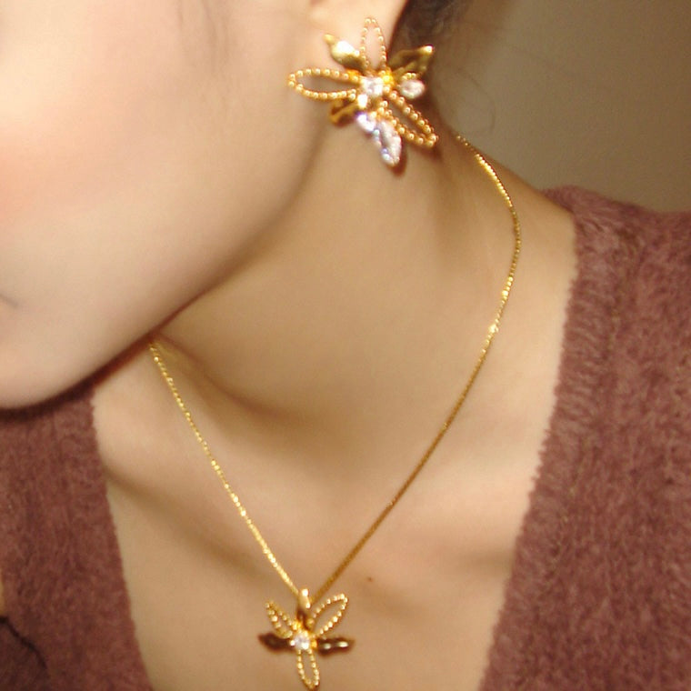 Golden Bloom Earrings – Radiate Grace