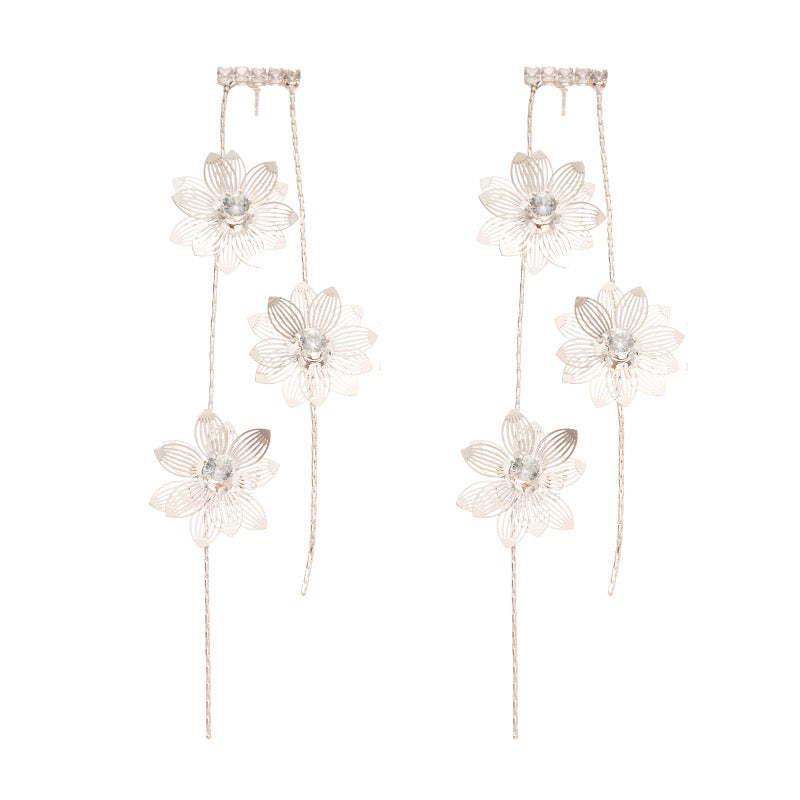 Three Petal Dance Earrings