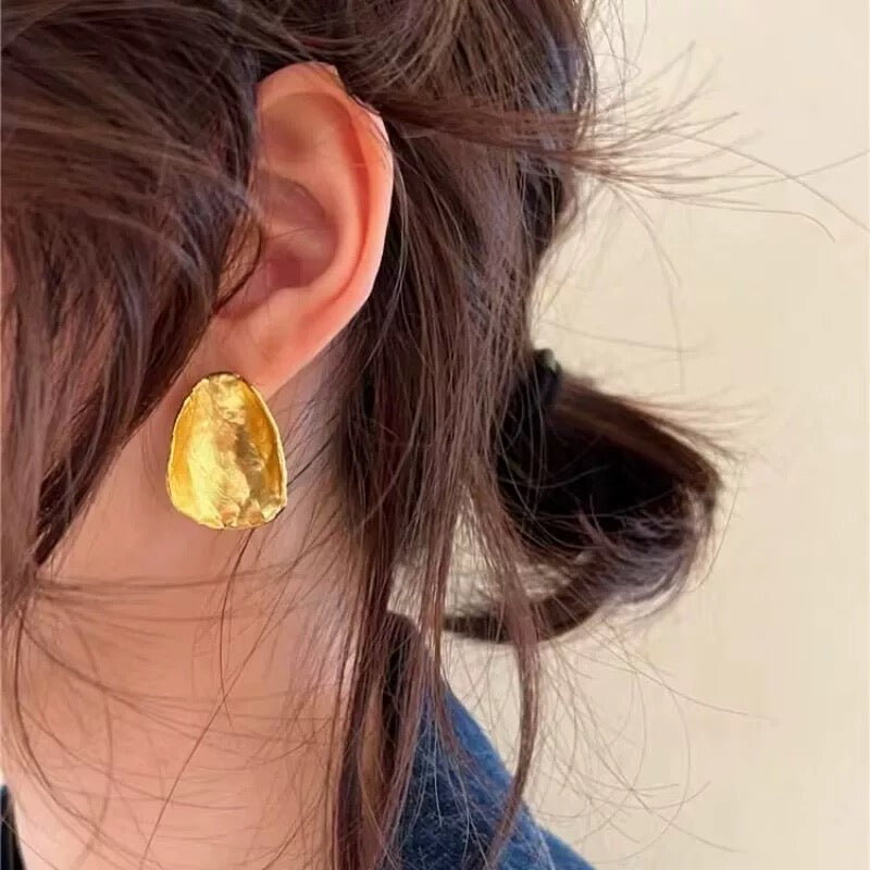 Molten Shell Earrings
