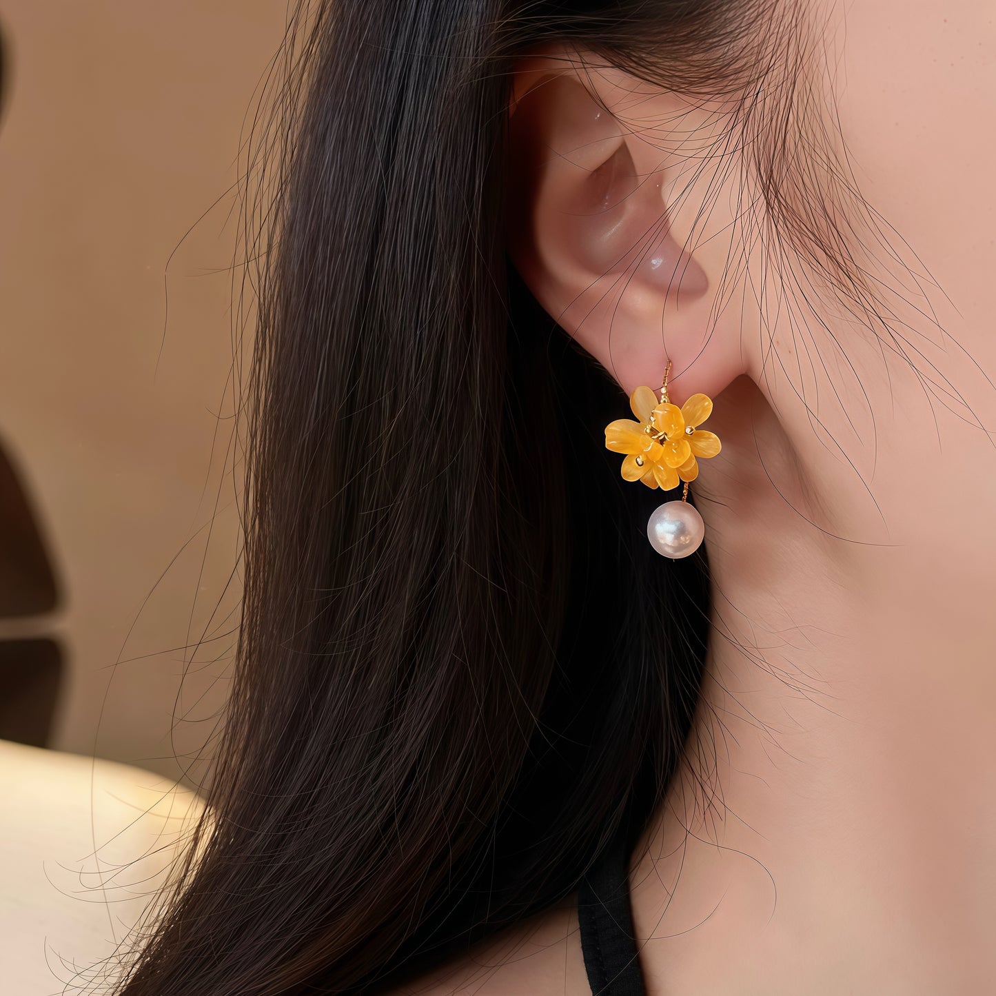 Sunlit Blossom Earrings