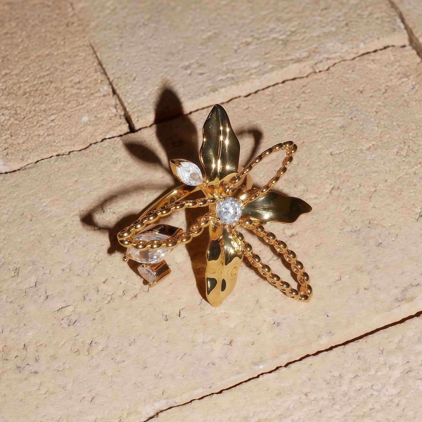 Golden Bloom Ring