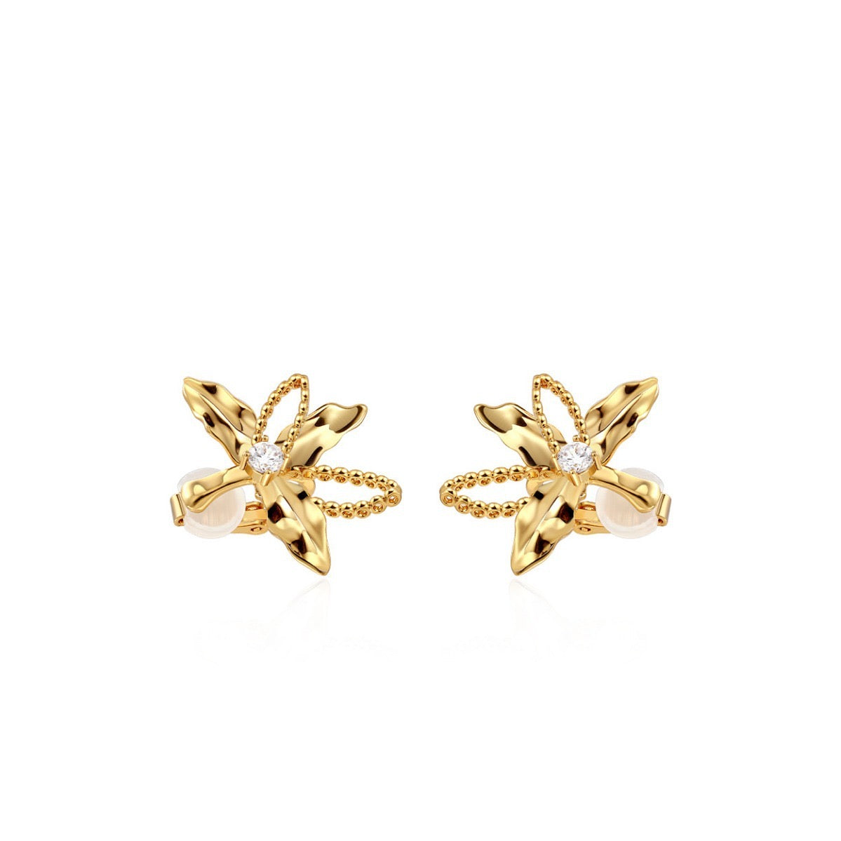 Golden Bloom Earrings – Radiate Grace