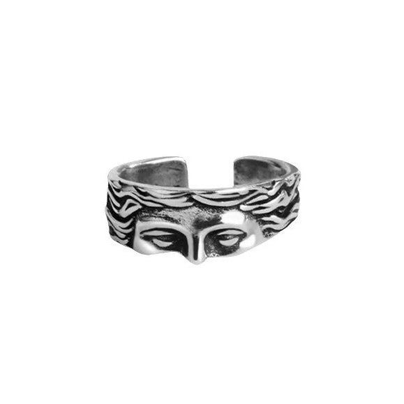 Venus Eyes Ring – Adjustable Goddess-Inspired Sculpture Ring