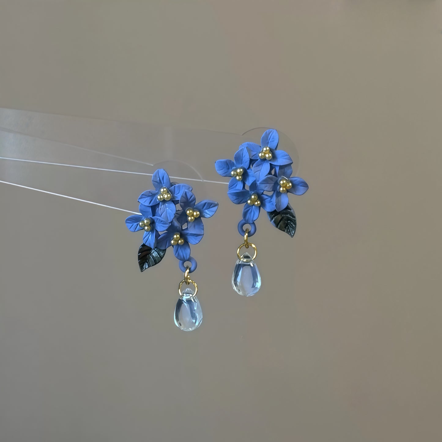 Blooming Hydrangea Earrings – Handcrafted Floral Elegance