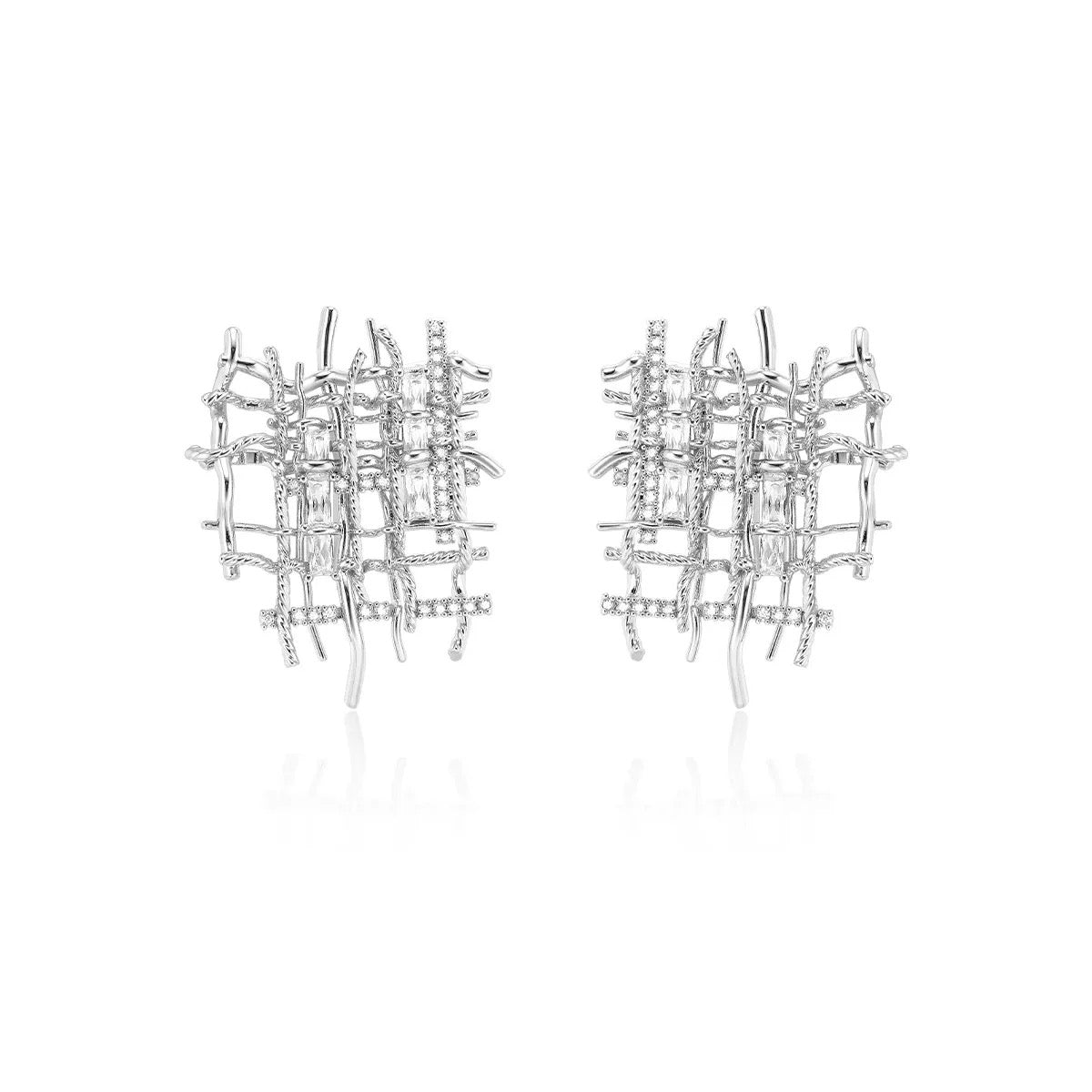 Galactic Lattice Earrings