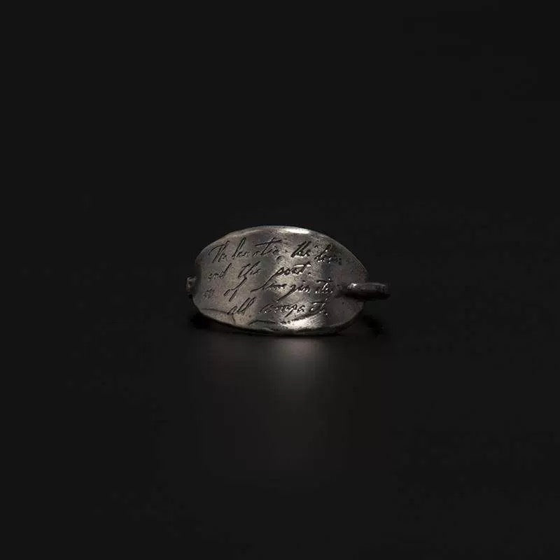 “Words of Soul” Engraved Rings