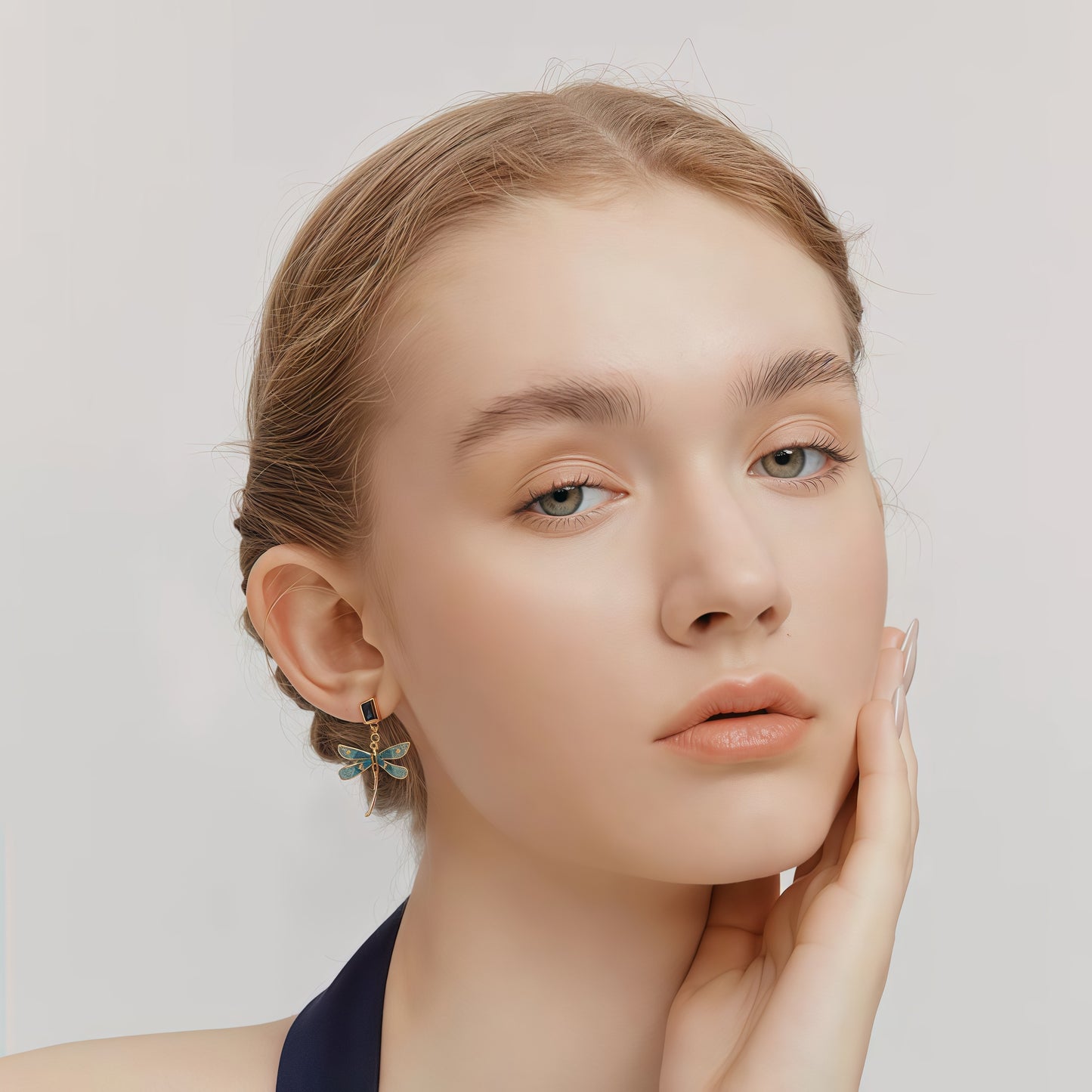 Emerald Sky Dragonfly Earrings – Wearable Art Inspired by Nature