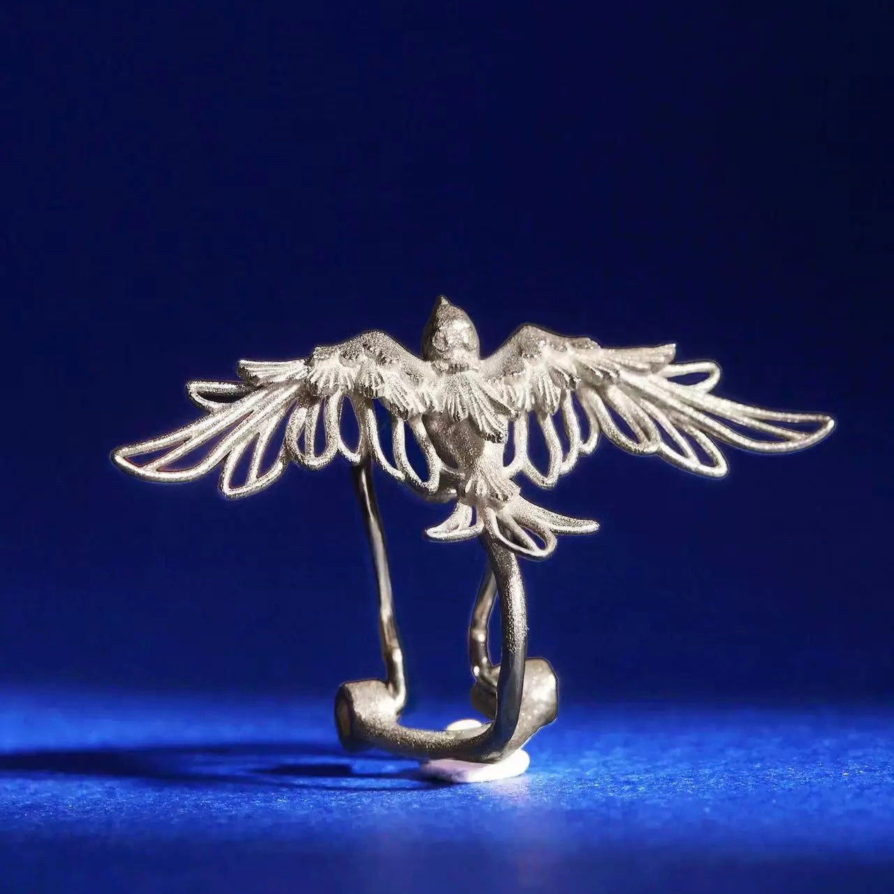 Soaring Bird Ear Clip – Silver Ear Cuff
