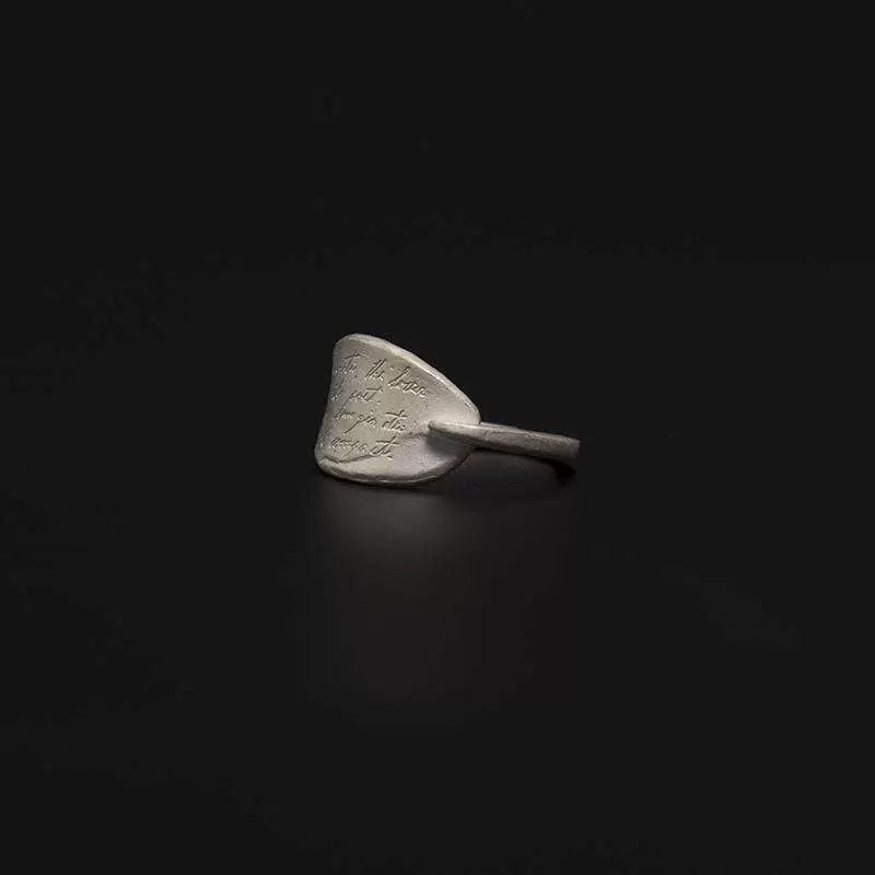 “Words of Soul” Engraved Rings
