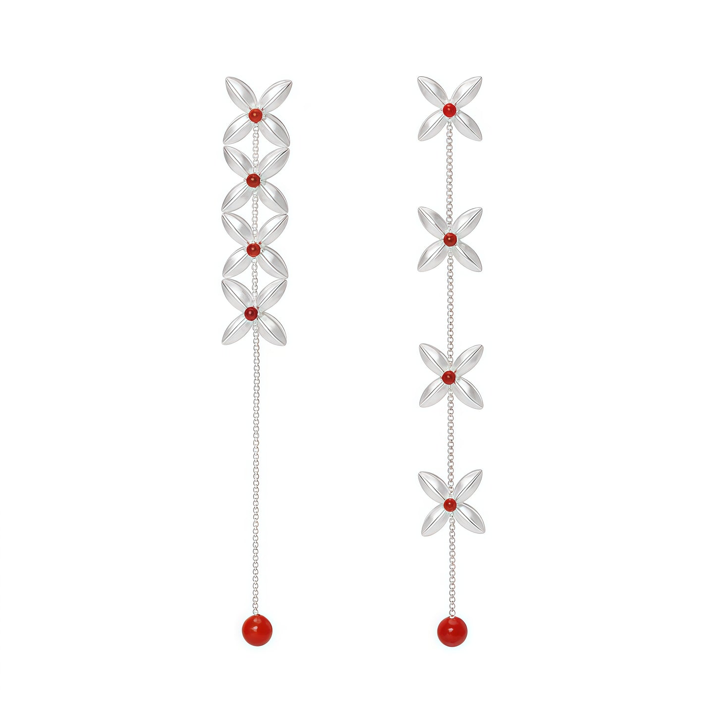 Scarlet Bloom Earrings