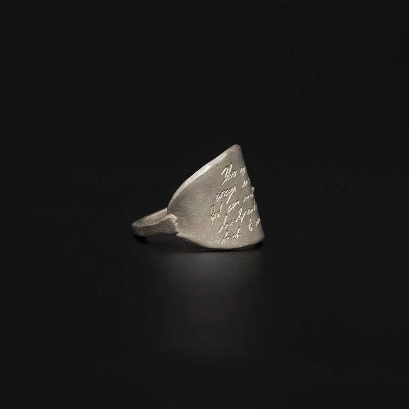 “Words of Soul” Engraved Rings