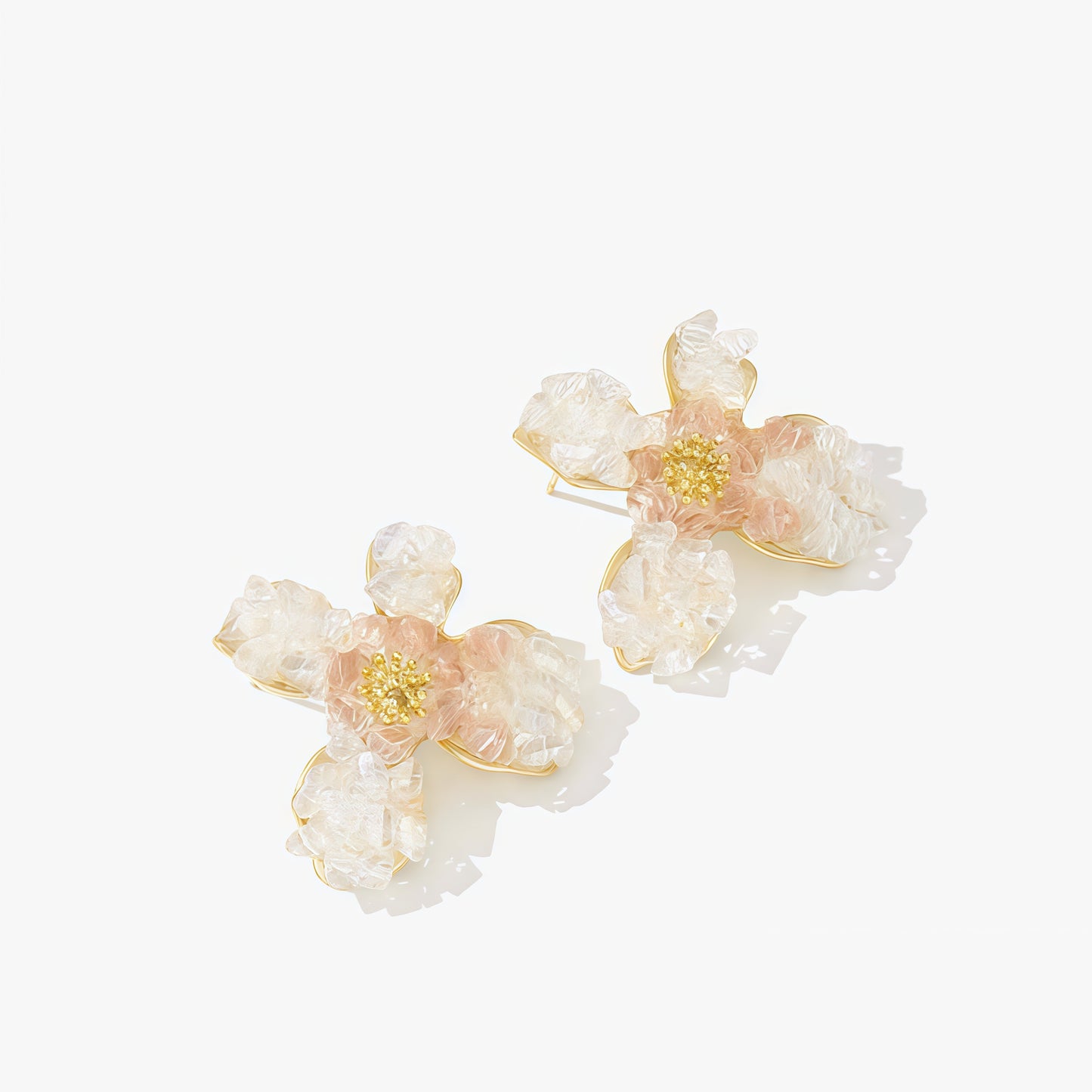 Blossom Crystal Flower Earrings