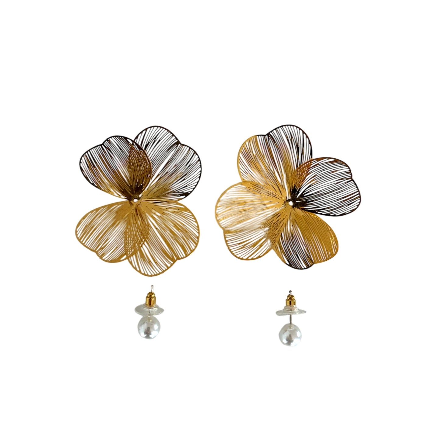 Blooming Pearl Convertible Earrings (2-in-1 Style)