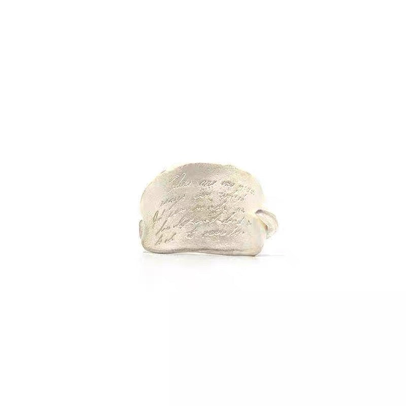 “Words of Soul” Engraved Rings