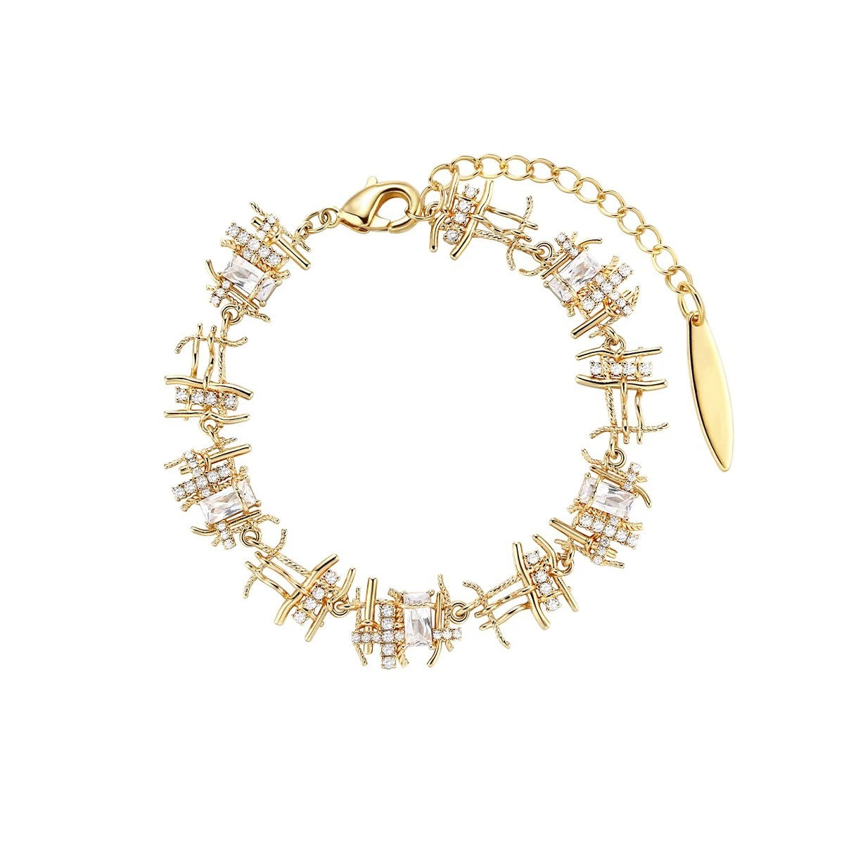 Galactic Lattice Bracelet