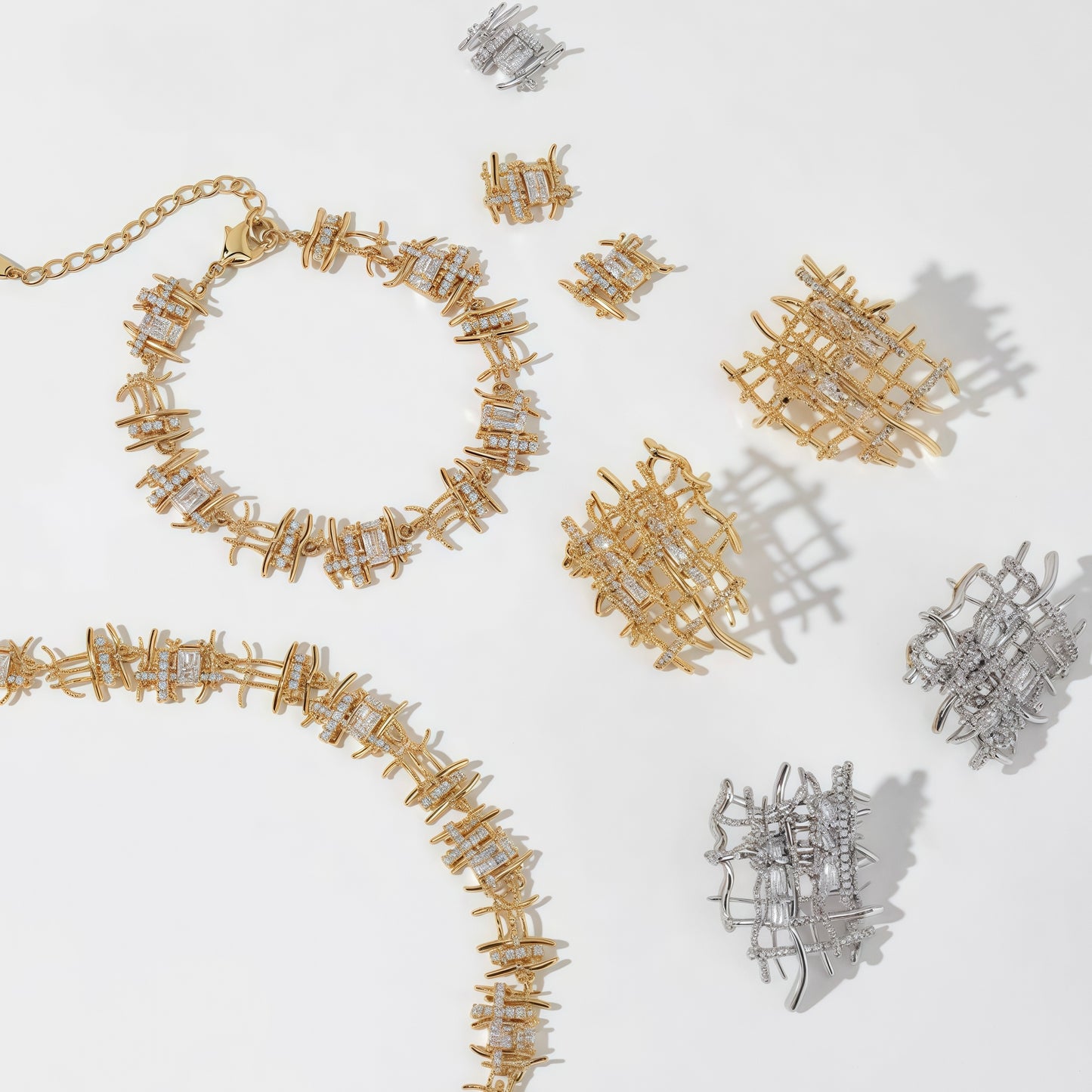 Galactic Lattice Necklace