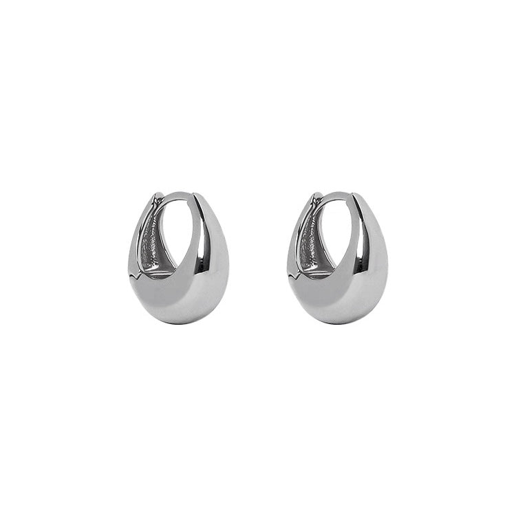 Sculpted Shine Chunky Hoops