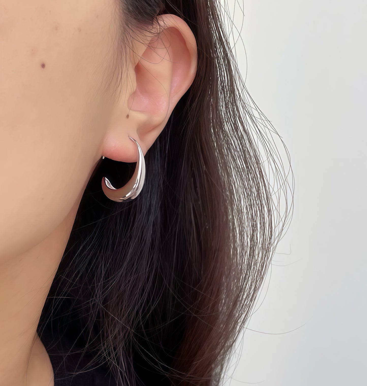 Lunar Flow Earrings - Gold & Silver