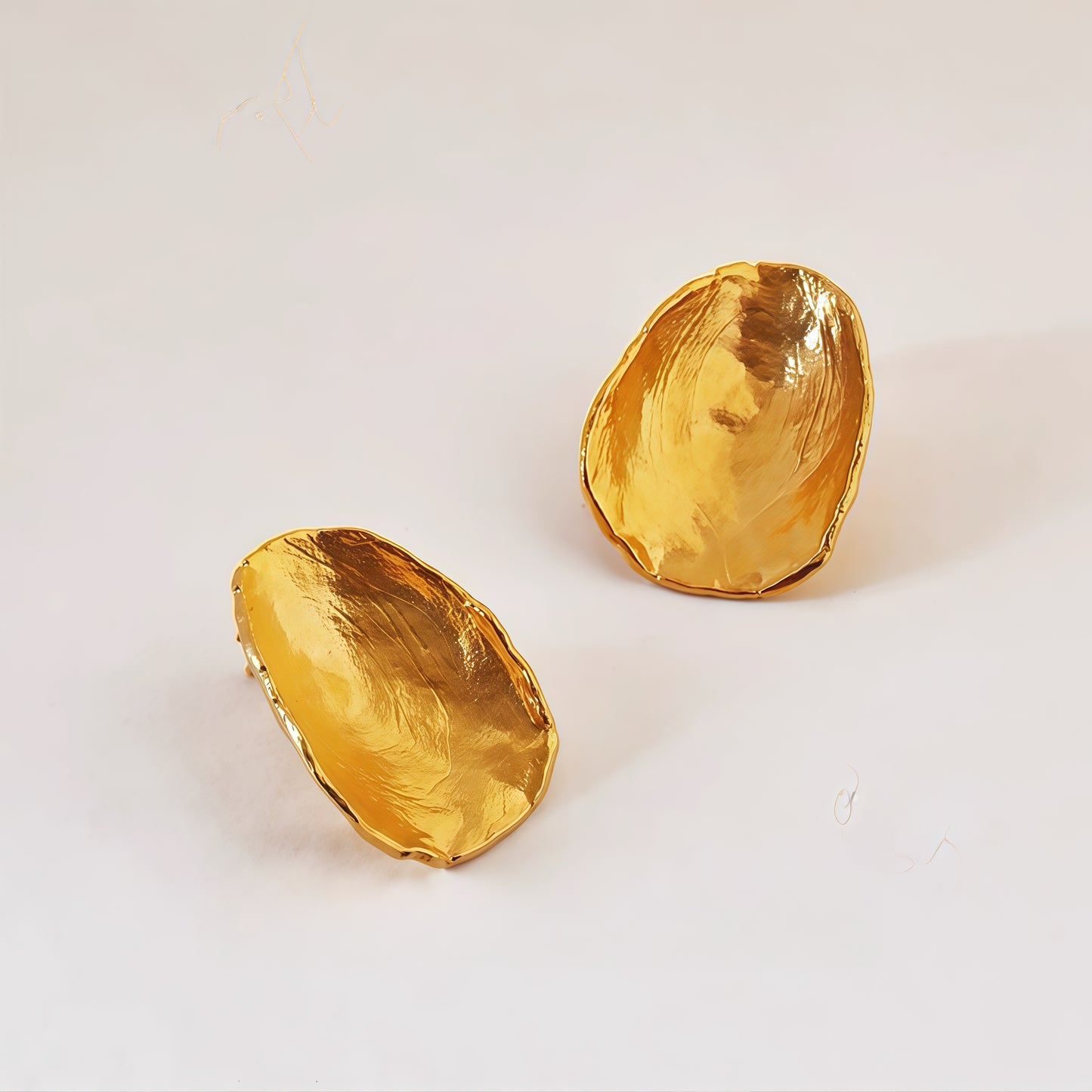 Molten Shell Earrings