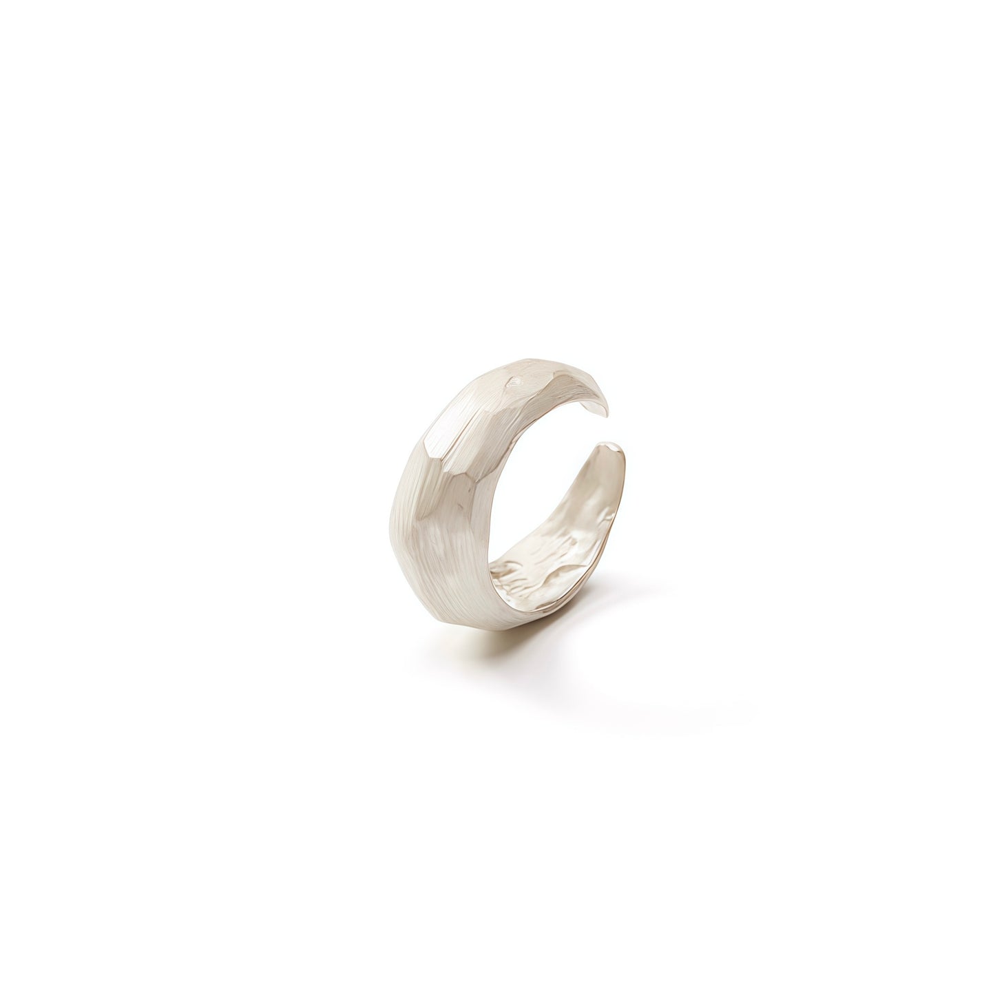 Sculpted Ivory Ring – Modern Serenity Edition