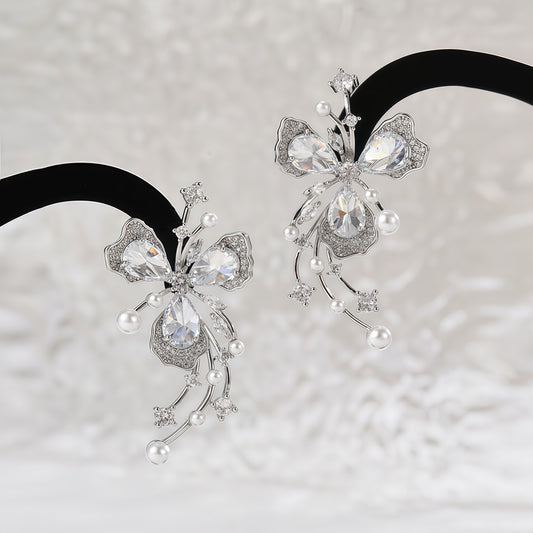 Crystal Bloom Earrings