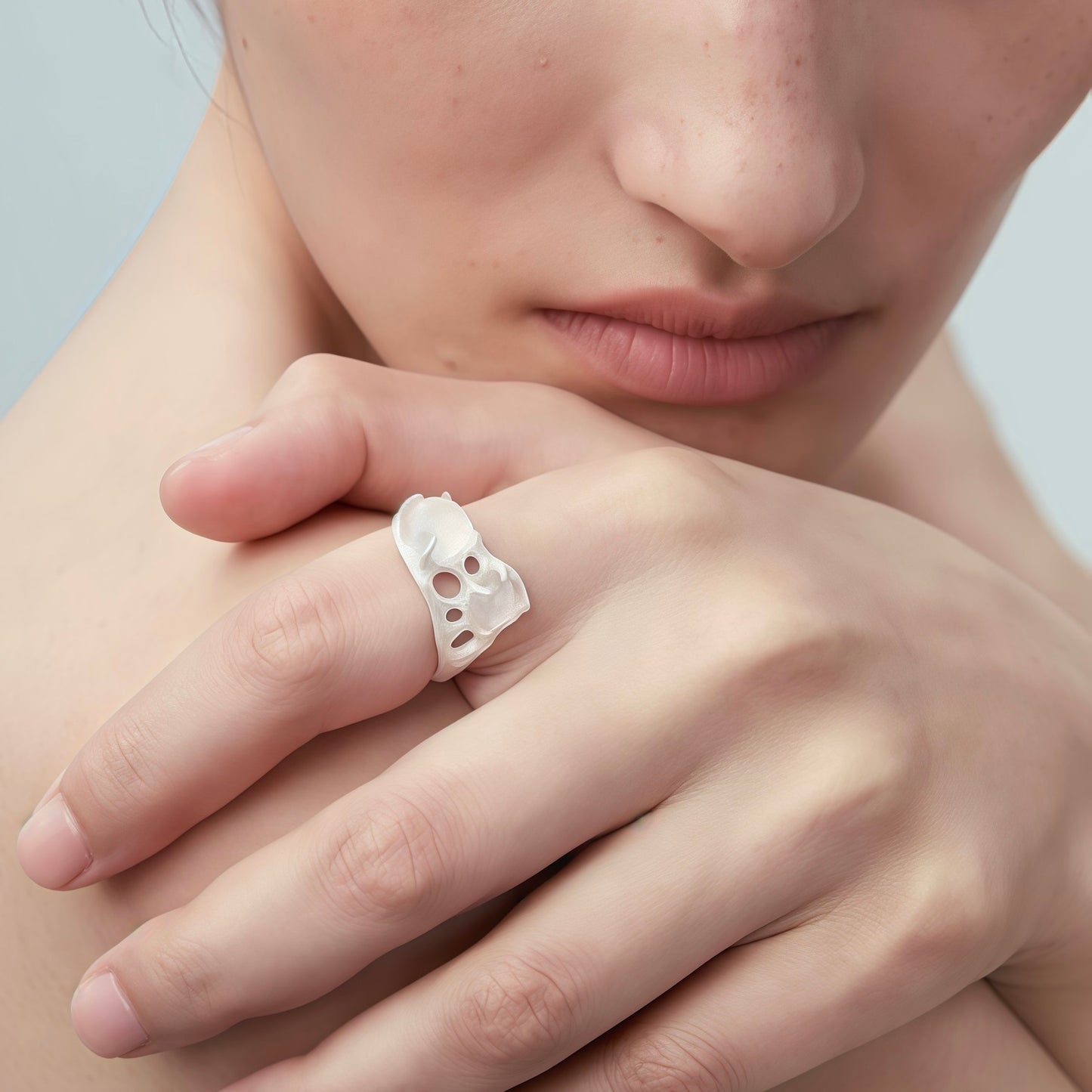 Ethereal Structure Ring