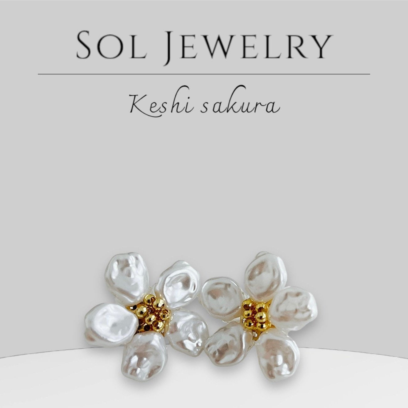 Keshi Sakura Earrings