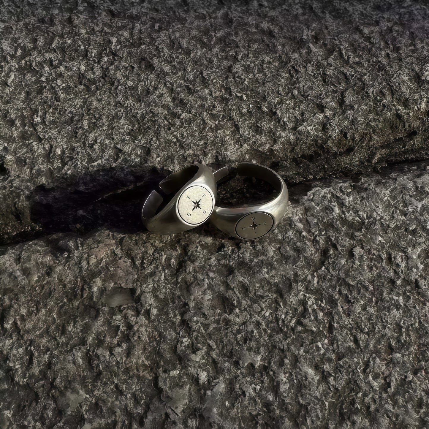 Compass North Ring – Find Your True Direction